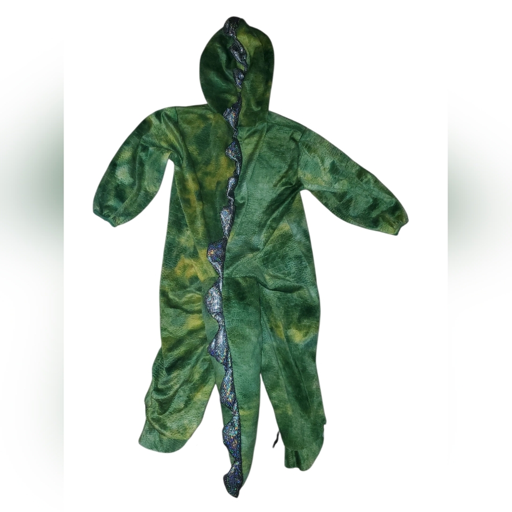 T-Rex LED Light Up Dinosaur Printed Jumpsuit Child Costume Medium EUC - Picture 5 of 12